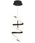 Ultralux Helix Led Pendant Light Matte Black Spiral, Dimmable 950 Lumens 3000K. Fixed Price $30.00.