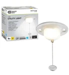 Commercial Electric 5 In. Closet Utility Light Lampholder With Pull Chain Led. Fixed Price $14.95.