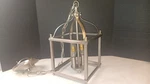 Kichler Larkin 2-LIGHT Brushed Nickel Candlestick Cage Kitchen Mini Pendant. Fixed Price $59.99.