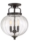 Quoizel MID1712WT - New In Box 3 Light Semi Flush Mount. Fixed Price $166.99.
