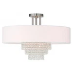 Livex Lighting Carlisle Ceiling Mount Brushed Nickel. Fixed Price $490.99.