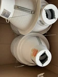 Lot 14 Elite 6" White Baffle Can Trim AF637WH Recessed Light Metal. Fixed Price $49.99.