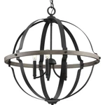Progress Lighting P500279 Lockhart 26"W Globe Chandelier - Black. Fixed Price $194.52.
