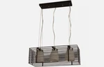 Hampton Bay Aranga 3-LIGHT Black Ceiling Island Pendant. Fixed Price $39.99.