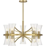 Savoy House Lighting 1-9704-10-322 Bennington Chandelier Warm Brass. Fixed Price $1778.00.