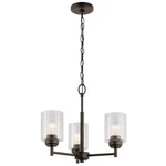 Winslow 3-LIGHT Olde Bronze Contemporary Dining Room Mini Chandelier By Kichler. Fixed Price $134.40.