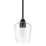 Hampton Bay GS-P070809BK Pavlen 5.5 In. 1-LIGHT Black Mini Pendant. Fixed Price $36.90.