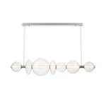 Eurofase Lighting 46772 Atomo 56"W 3000K Led Abstract Linear - Chrome. Fixed Price $2455.00.