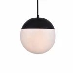 Elegant Lighting LD6038 Eclipse 12"W Pendant - Black. Fixed Price $112.00.