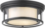 Sleek 3-LIGHT Black Flush Mount Ceiling Fixture For Modern Spaces. Fixed Price $275.99.