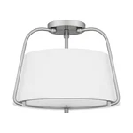 Dsi Lighting Corbin 15 In. 2-LIGHT Brushed Nickel Transitional Semi-flush Mount. Fixed Price $55.24.