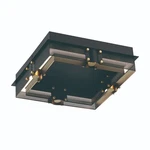Eurofase 42715-016 Led Outdoor Flush Mount Ceiling Light-black W Gold. Fixed Price $656.99.