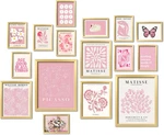 16 Pcs Pink Wall Art Decor, Matisse Gallery Prints For Bedroom, Light. Fixed Price $29.11.