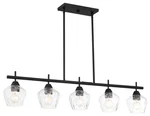 Minka Lavery 2174 Camrin 5 Light 40"W Vantage Linear Chandelier - Coal. Fixed Price $234.00.