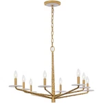 Savoy House Lighting 1-1965-8-60 Judi Chandelier Distressed Gold. Fixed Price $998.00.