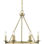 Savoy House Lighting 1-307-6-322 Middleton Chandelier Warm Brass. Fixed Price $714.00.