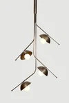 Dome Design, Sculptural Lamp Contemporary Interior Decor 4 Shade Chandelier. Fixed Price $550.00.