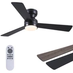 Ceiling Fan 46 Low Profile Flush Mount Reversible Dimmable Light Remote Asyko. Fixed Price $74.99.