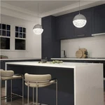 Artika Carat Ball 1-LIGHT Chrome Led 5CCT Mini Pendant Modern Kitchen Fixt. Fixed Price $89.00.