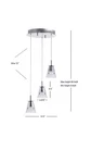 JYL7036A Alain 12.5" 3-LIGHT Adjustable Cascading Metal Integrated Led Pendan.... Fixed Price $49.95.