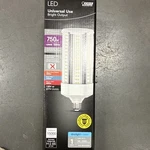 Feit Electric Led Universal Use Light Bulb 750W Eq 105W 120V/277V 5000K 15000LM. Fixed Price $45.00.