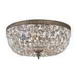 Crystorama 712-EB-CL-I Ceiling Mount 3-LIGHT Italian Flush English. Fixed Price $354.00.