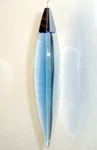 Baccarat Plume Blue Crystal Chandelier Pendant Drop Ornament Silver Cap 2105719. Fixed Price $89.90.