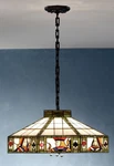 Meyda Tiffany 82117 Stained Glass / 3 Light Pendant - Multicolor. Fixed Price $1183.68.