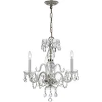 Crystorama 5044-CH-CL-I Traditional Crystal Mini Chandelier Polished Chrome. Fixed Price $327.02.