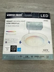 Satco S11562 12W Led Downlight 6" Round Starfish Iot Tunable White/rgb/white. Fixed Price $27.99.