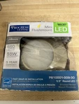 Progress Lighting 805307 Mini Flushmount 5.5 Round Led Light, Silver. Fixed Price $22.02.