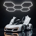 Allyes Hexagon Garage LIGHTS,156W 18720LM,5 Led 6500K, .... Fixed Price $96.06.