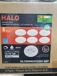 Halo Hlc In. 3000K Integrated Led Recessed Light Trim (6-PACK). Fixed Price $35.00.
