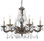 Crystorama 5026-VB-CL-MWP Sutton 6-LIGHT Cut Crystal Chandelier. Fixed Price $794.00.