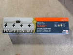 4 Light Smart Adjustable Cct Led Black - Hampton Bay Crosshaven. Fixed Price $99.00.