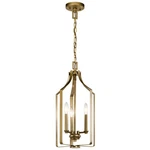 Morrigan 3-LIGHT 10" Pendant In Natural Brass. Fixed Price $189.97.