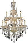 Giselle Collection Gold Crystal Chandelier Elegant Lighting. Fixed Price $1169.00.