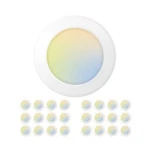 Amico 24 Pack 5/6 Inch Led Disk Lights, Dimmable Flush Mount Ceiling Disc Lig.... Fixed Price $131.31.