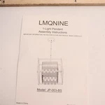 Lmqnine Dining Room Light Fixture Semi Flush Mount Ceiling JP-003-BS. Fixed Price $43.47.