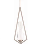 Schonbek Beyond Devotion BPD66218-SN Led Mini Pendant Light Satin Nickel Hanging. Fixed Price $199.99.