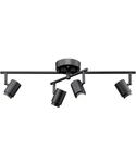 Globe Electric Walton 4-LIGHT 29W Integrated Led Track Lighting, Matte Black,.... Fixed Price $39.09.