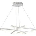 ET2 E30647 White Twisted 37"W Integrated Led Chandelier With Silicone Diffuser. Fixed Price $838.40.