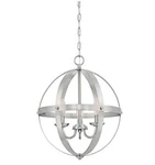Westinghouse Stella Mira 3-LIGHT Brushed Nickel Pendant 6341900. Fixed Price $130.00.