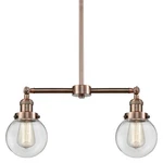 Innovations Lighting 209-6 Beacon 23"W Linear Copper. Fixed Price $539.00.
