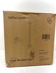 Nathan James Leigh 48 In. Pendant Light Oversized Metal Shade Matte Black. Fixed Price $109.99.