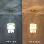 Lmqnine 1 Light Pendant Fixture; Gold Metal Crystal Jp 003 Sc. Fixed Price $41.00.