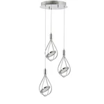 Jonathan Lighting JYL7033 Orion 12"W Led Multi - Chrome. Fixed Price $126.15.