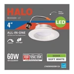 Halo 4" All-in-one White Led Recessed Dimmable Light Model # LT460WH6930R. Fixed Price $10.98.
