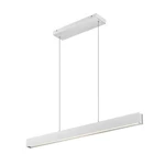 Z-lite Hudson 1LT 45" Linear Chandelier, Nickel/frosted 1016-45L-BN-LED. Fixed Price $385.90.
