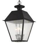 Livex Lighting 2174 Black Mansfield Outdoor Pendant With 4-LIGHTS. Fixed Price $1119.96.